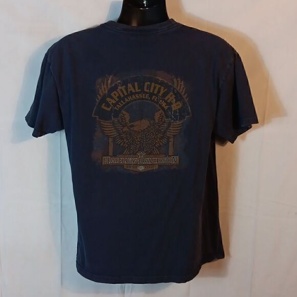 Harley-Davidson Capitol City Tallahassee Florida Men's Tee - Picture 3 of 7